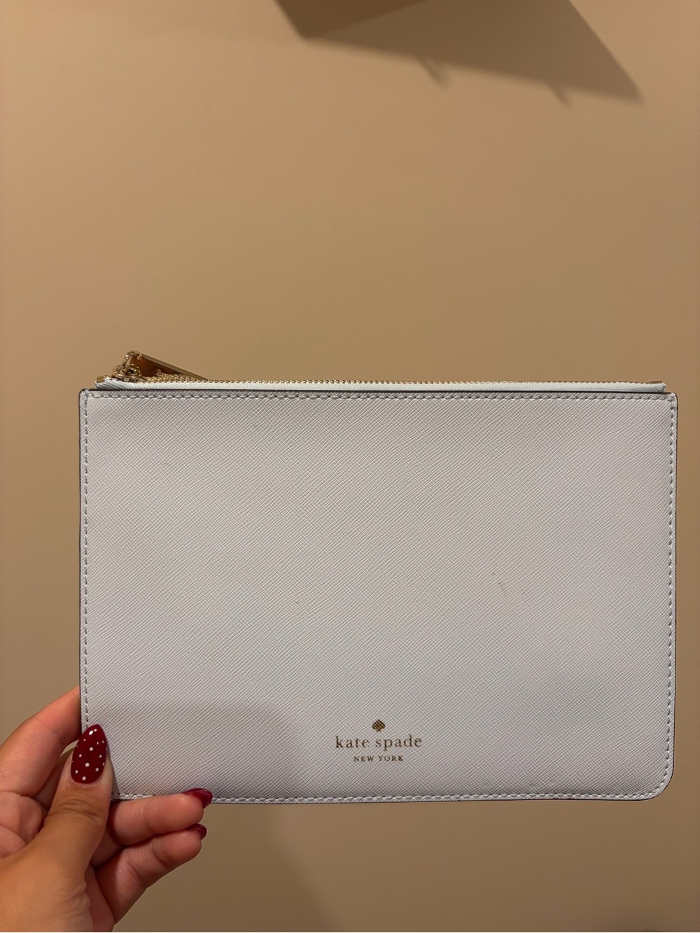Kate Spade New York Baby Blue Zip Pouch
